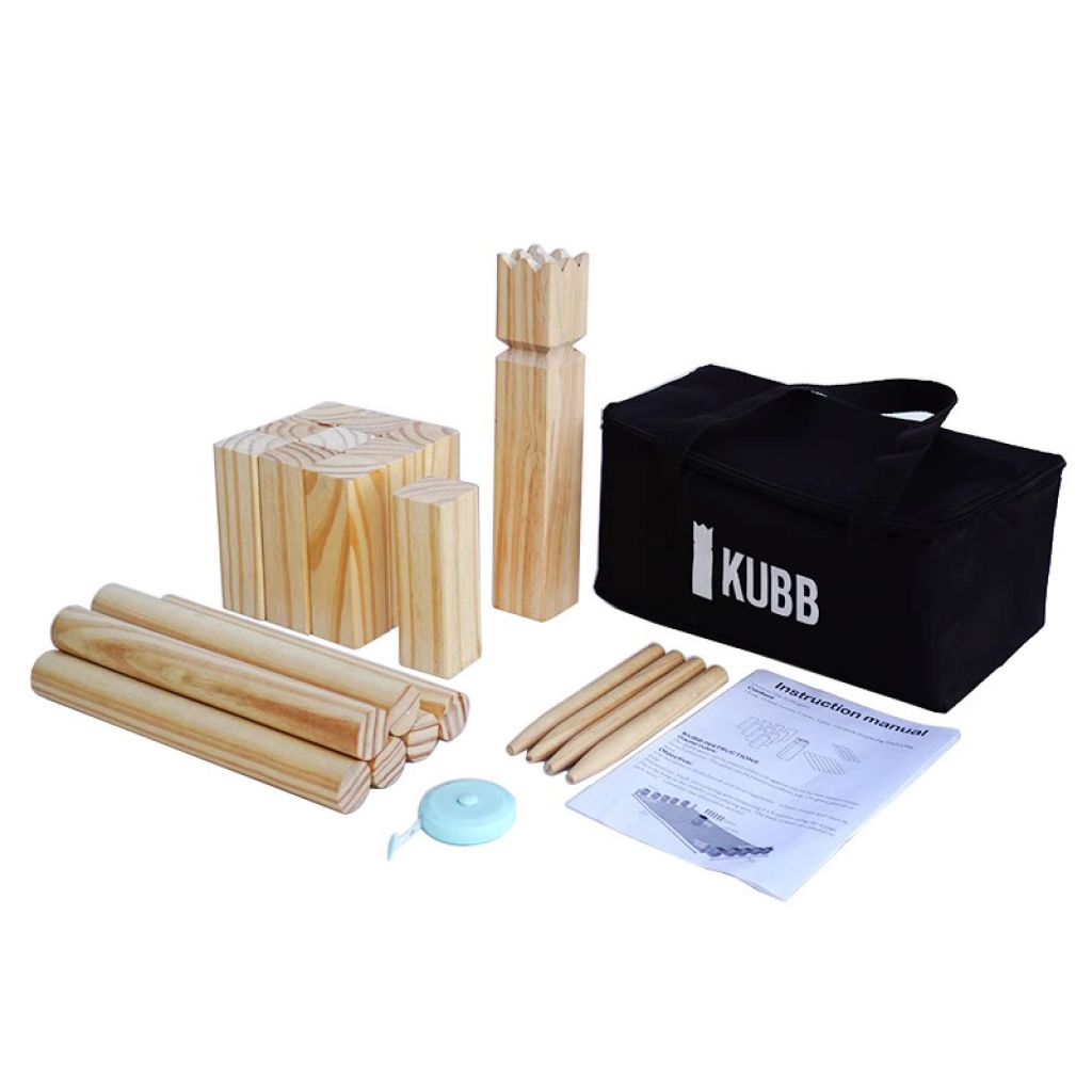 Kubb game set