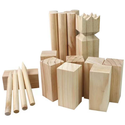 Kubb game set