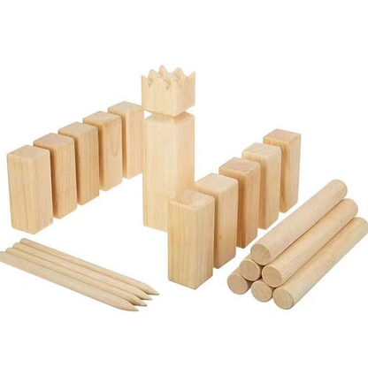 Kubb game set