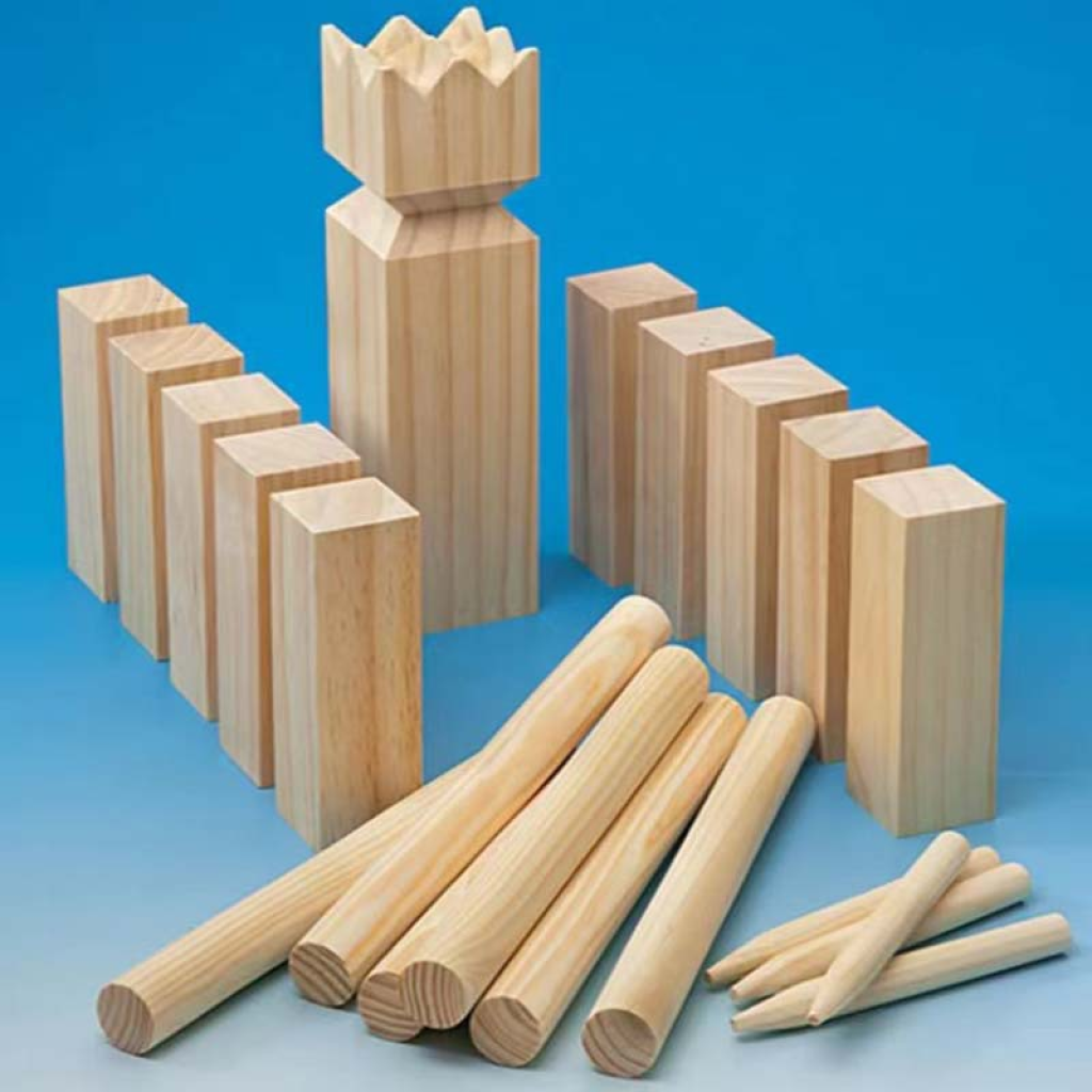 Kubb game set