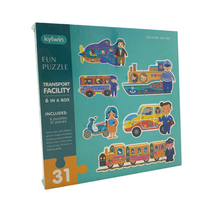 Kylwin Fun Puzzle  4pieces to 7pieces