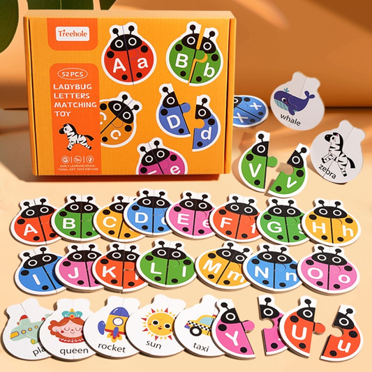 Ladybug Letters Matching Toy