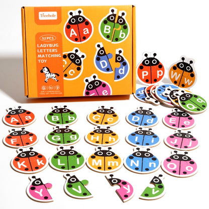 Ladybug Letters Matching Toy