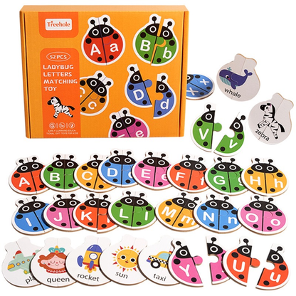 Ladybug Letters Matching Toy