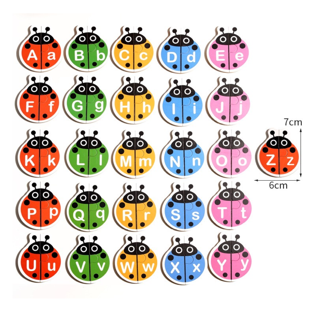 Ladybug Letters Matching Toy