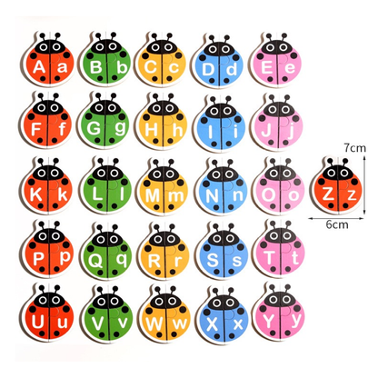 Ladybug Letters Matching Toy
