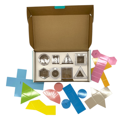 Little Carney Transparent Geometry Demonstration Set (8 Solids)