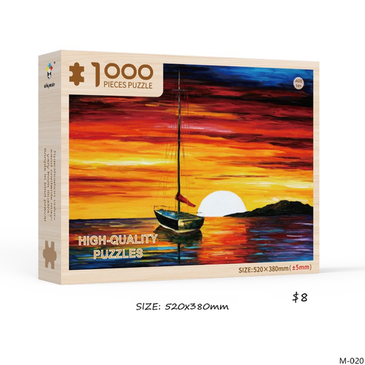 Jigsaw Puzzle Sail Into Sunset 1000pcs