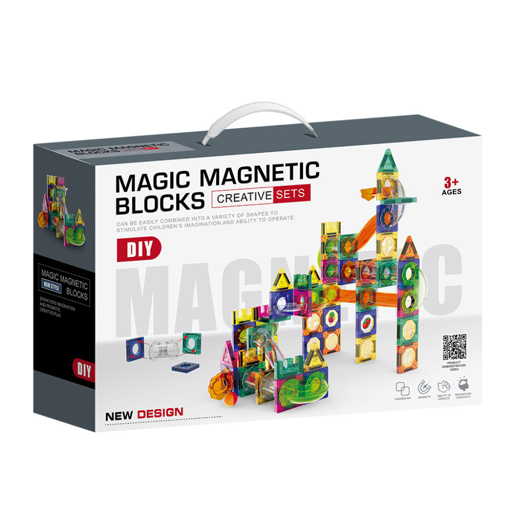 MAGIC MAGNETIC BLOCKS 160 Pieces – Boardgames and Puzzles