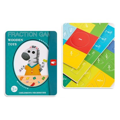 Montessori Toys Children Magnetic Fraction Math