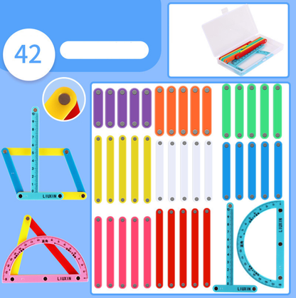 Magnetic Fraction Tiles & Fraction Circles