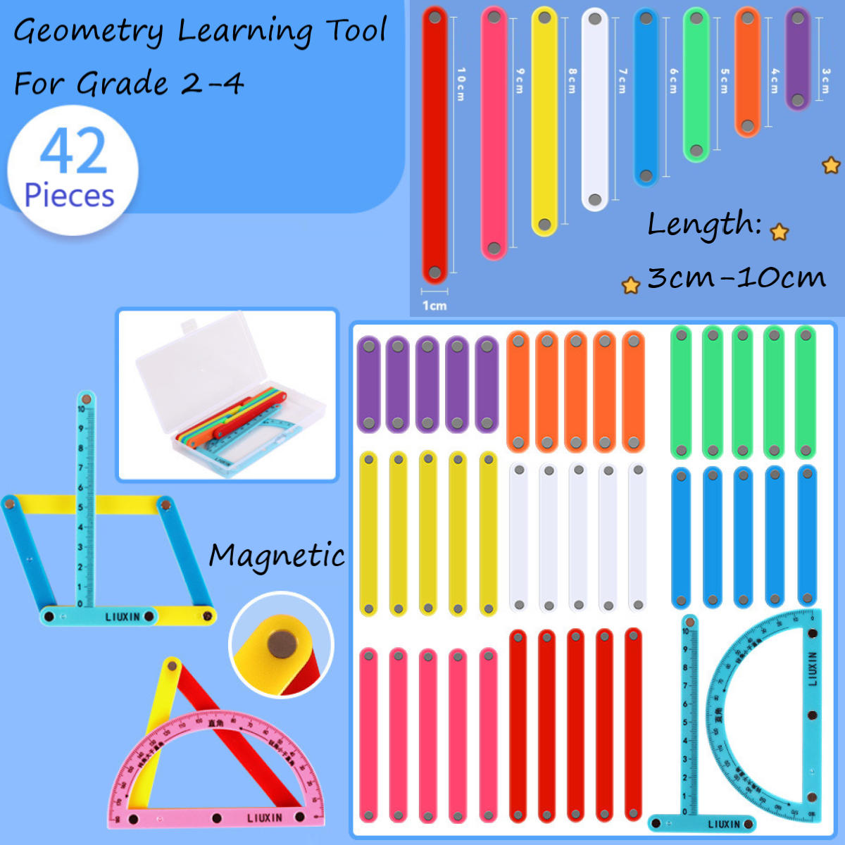 Geometry Class Tools Geometry Learning Tool For Grade 2 to 4 – Boardgames and Puzzles