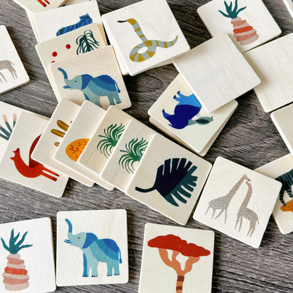 Memory Game Animals and Fruits