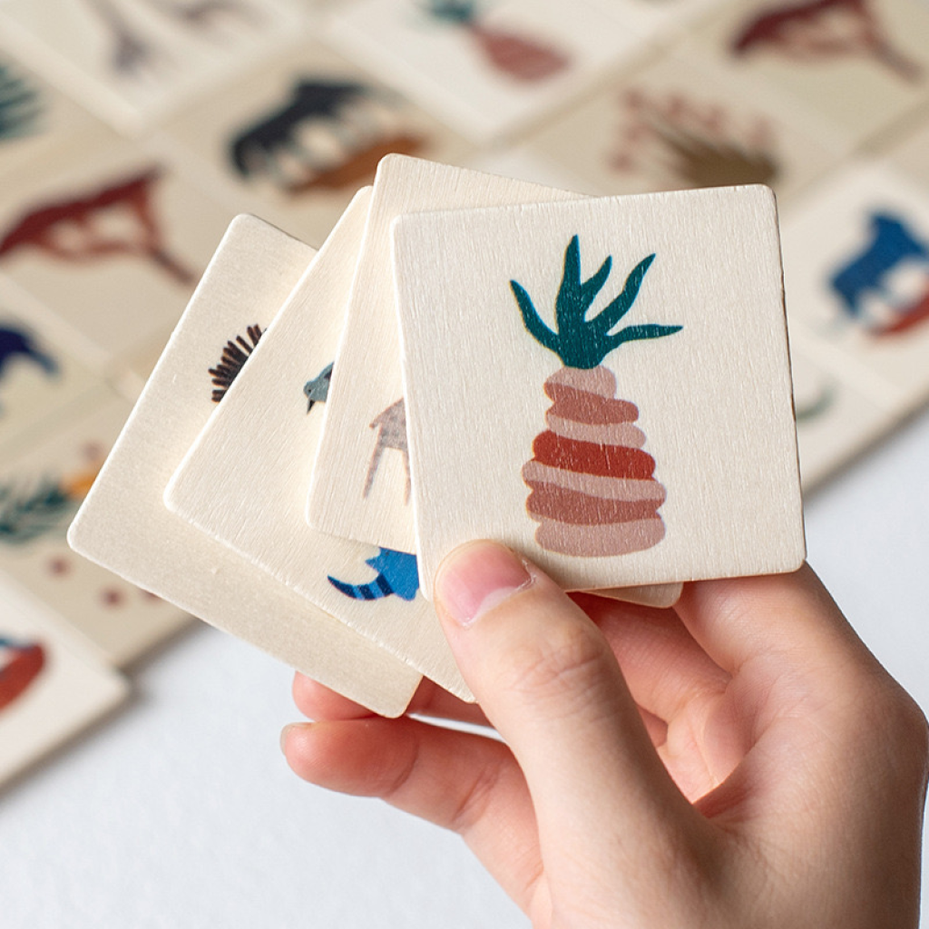 Memory Game Animals and Fruits