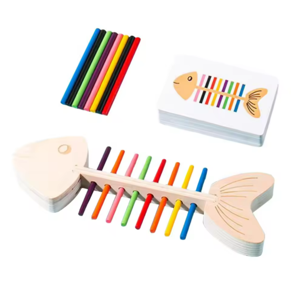 Montessori Fishbone Matching Toy