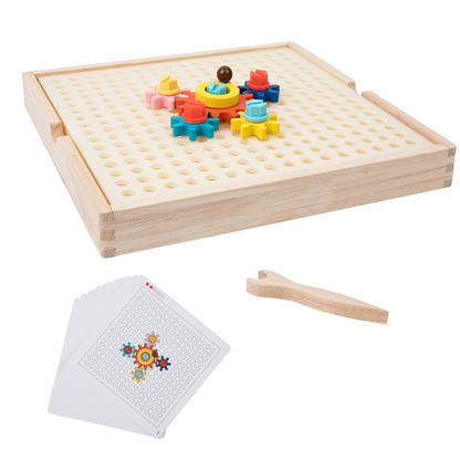 Montessori Gear Game Wooden Toys