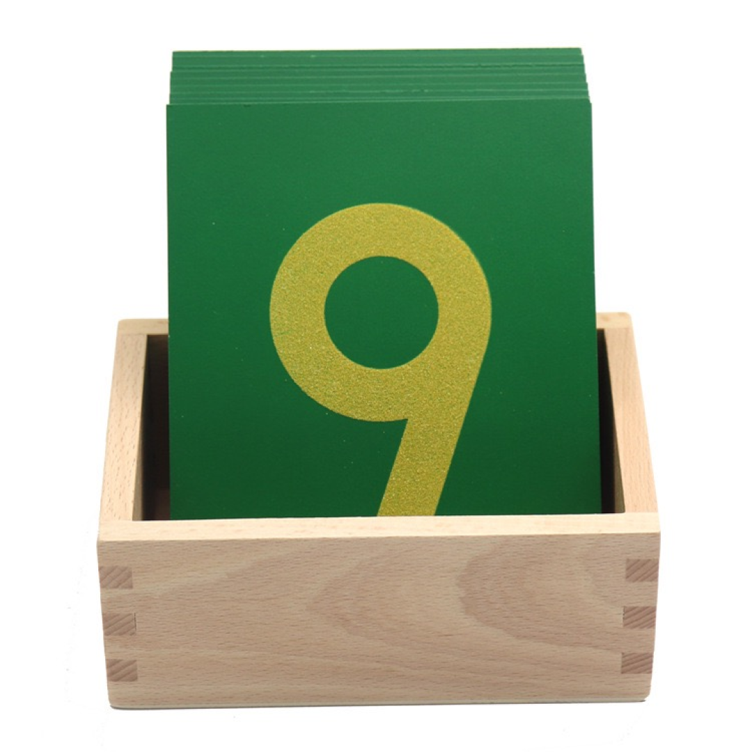 Montessori Sandpaper Numbers  Tracing Cards