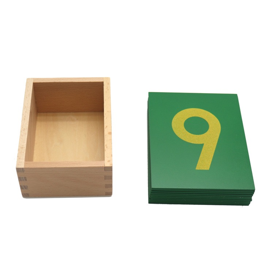 Montessori Sandpaper Numbers  Tracing Cards