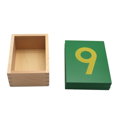 Montessori Sandpaper Numbers  Tracing Cards