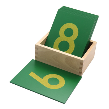 Montessori Sandpaper Numbers  Tracing Cards