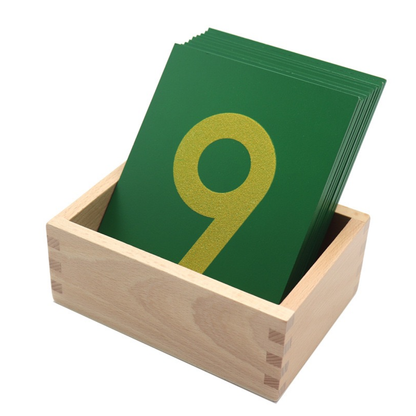 Montessori Sandpaper Numbers  Tracing Cards