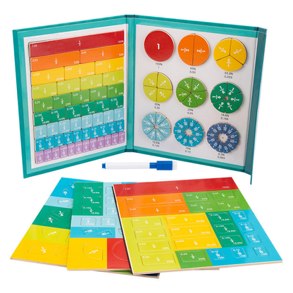 Montessori Toys Children Magnetic Fraction Math