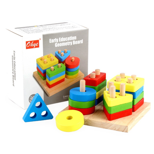 Montessori Wooden Shape Sorter