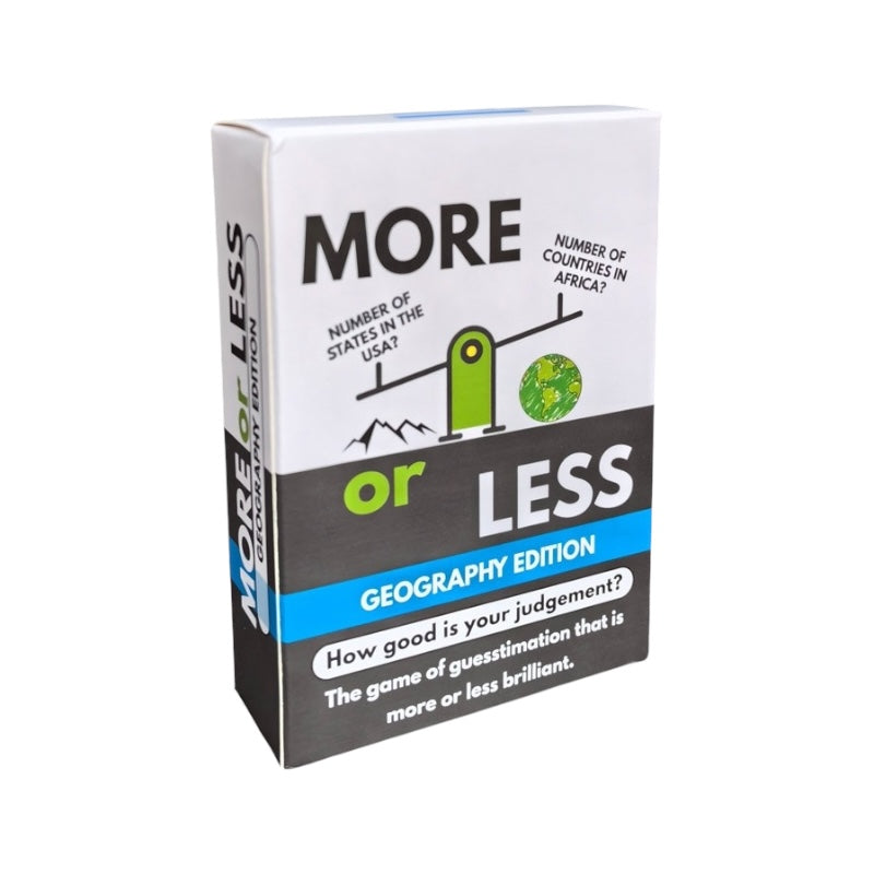More or Less with color blue – Boardgames and Puzzles