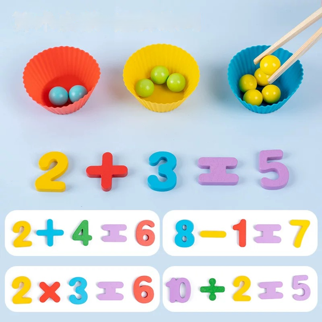 Number Cognitive Operation Bead Matching Game