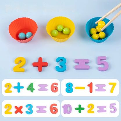 Number Cognitive Operation Bead Matching Game