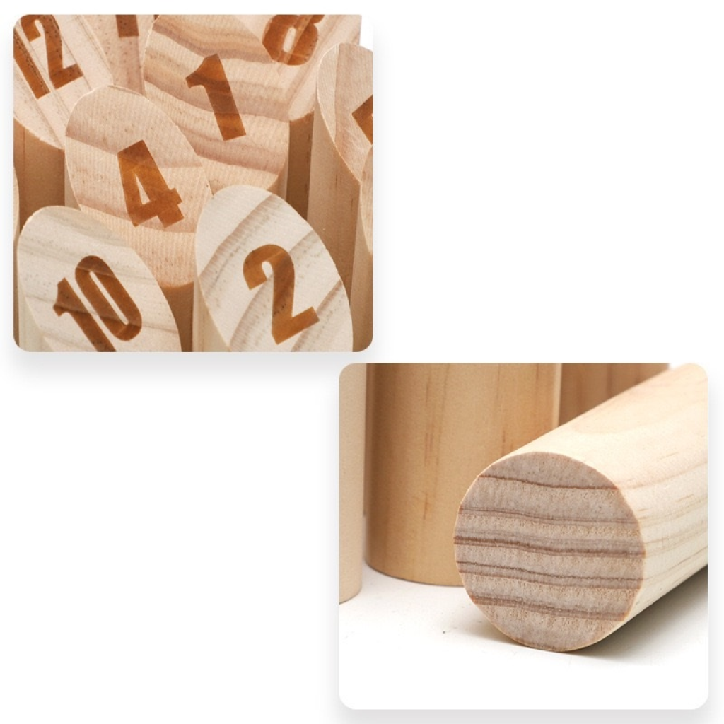 Wooden Number Kubb