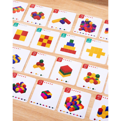 OWOOD 80PCS Spatial Thinking Blocks