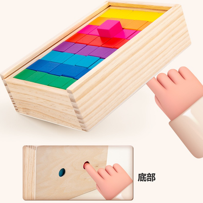 OWOOD 80PCS Spatial Thinking Blocks