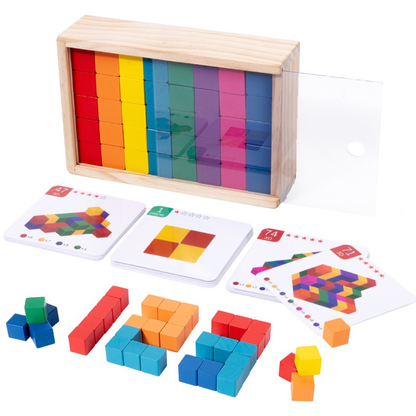 OWOOD 80PCS Spatial Thinking Blocks
