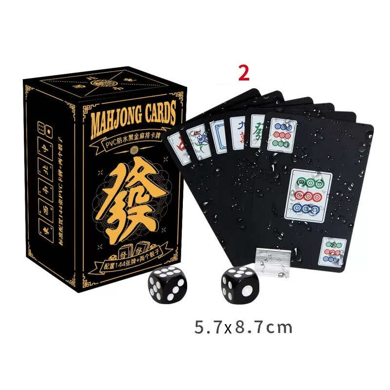 PVC Mahjong Cards