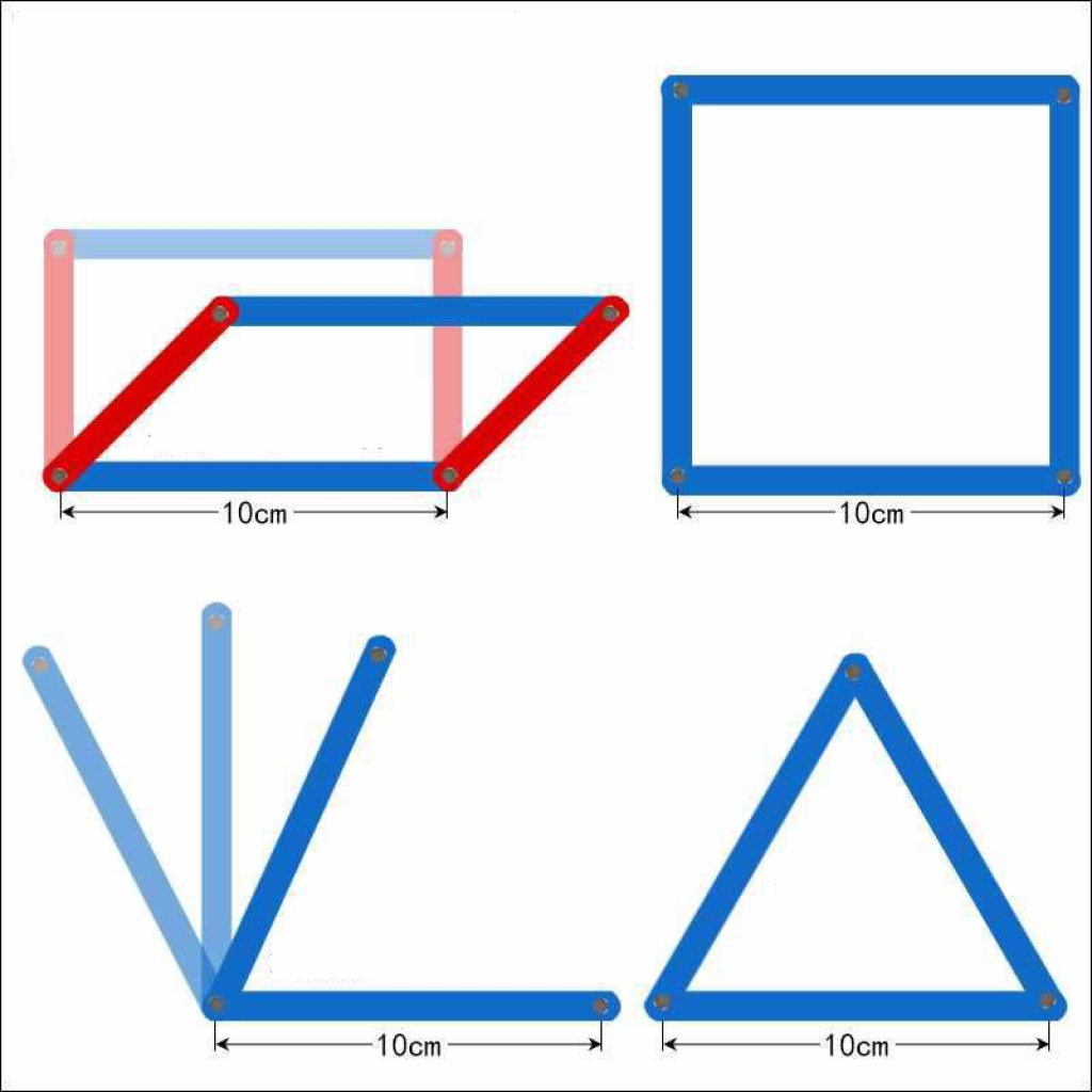 Parallelogram activity frame teaching