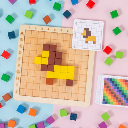 Pixel Art Puzzle Board