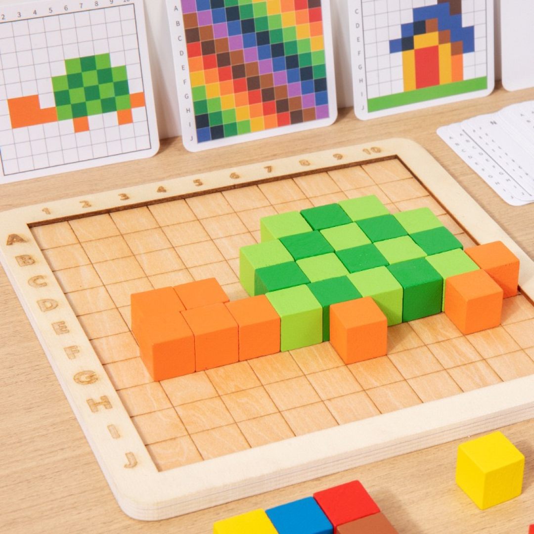 Pixel Art Puzzle Board