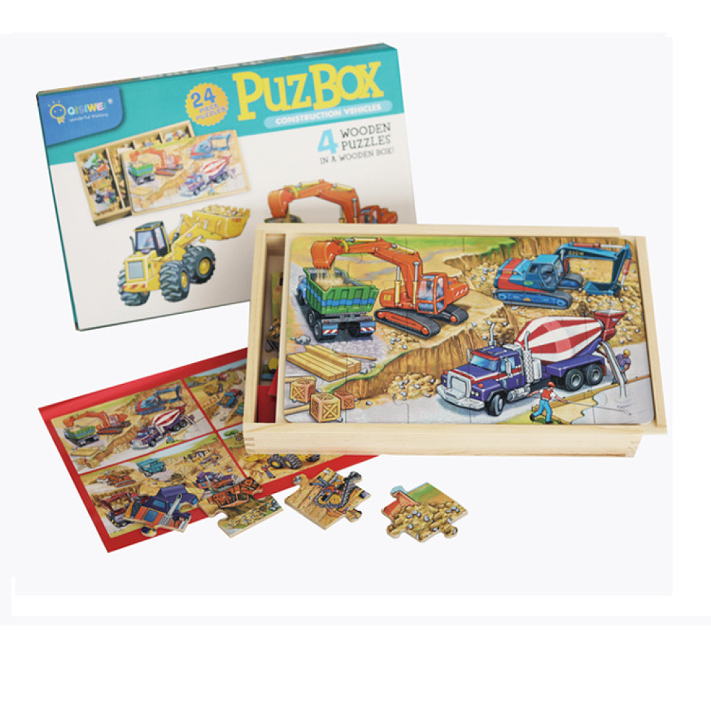 PuzBox Construction Vehicles