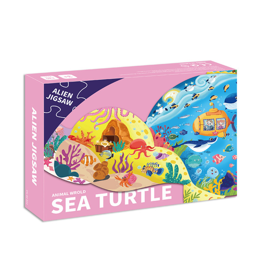 Puzzle Animal World Sea Turtle