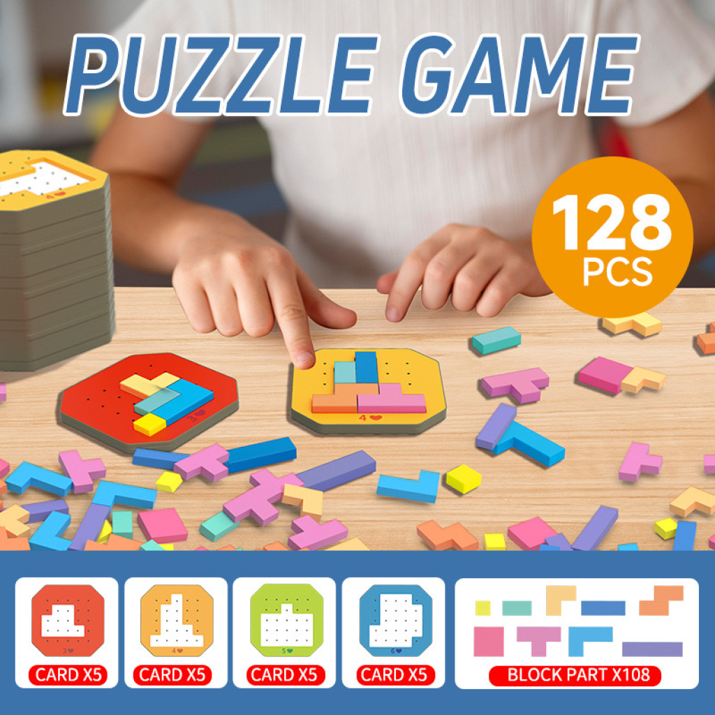 PUZZLE GAME  128 pcs
