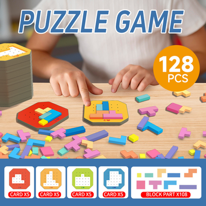 PUZZLE GAME  128 pcs