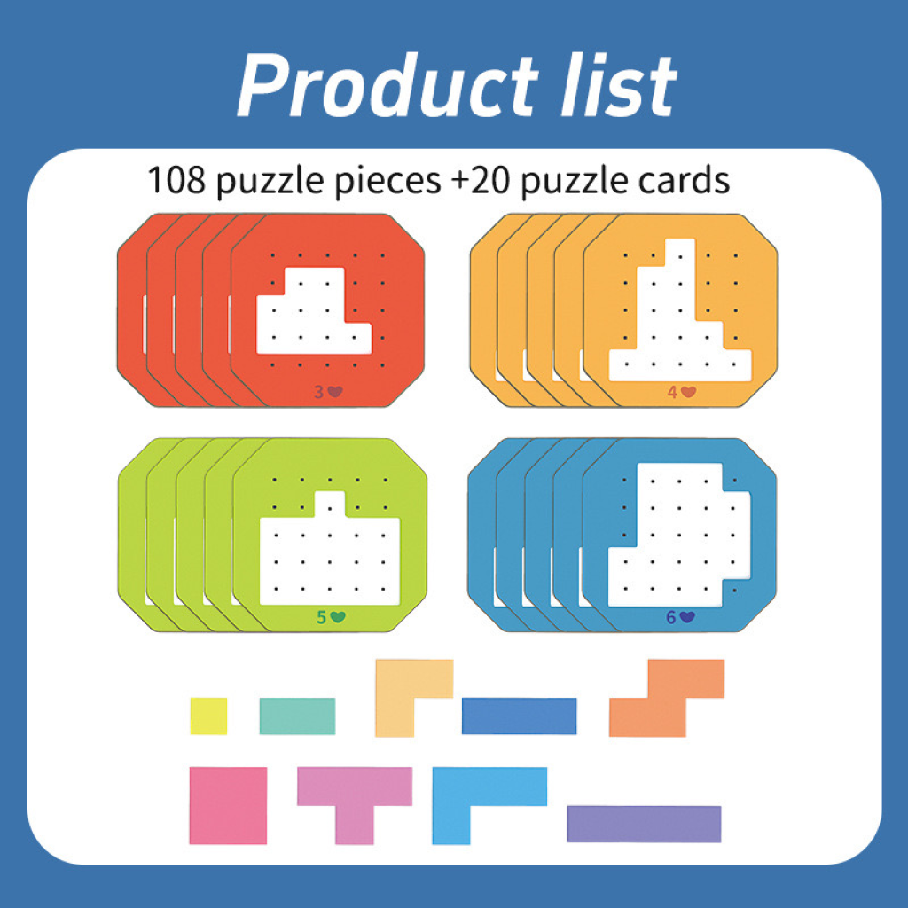 PUZZLE GAME  128 pcs