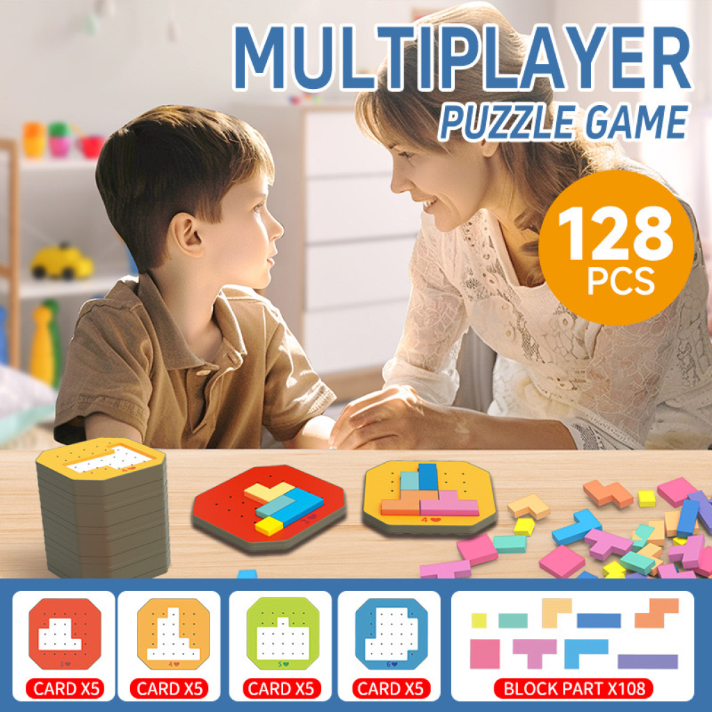 PUZZLE GAME  128 pcs