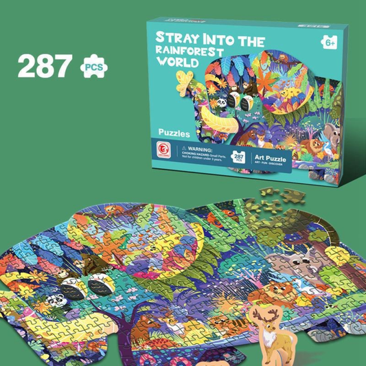 Puzzle Stray Into the Rainforest World