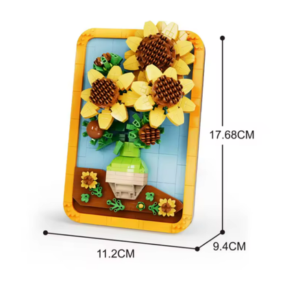 Vincent van Gogh Sunflower Painting Building Block Set 871pcs