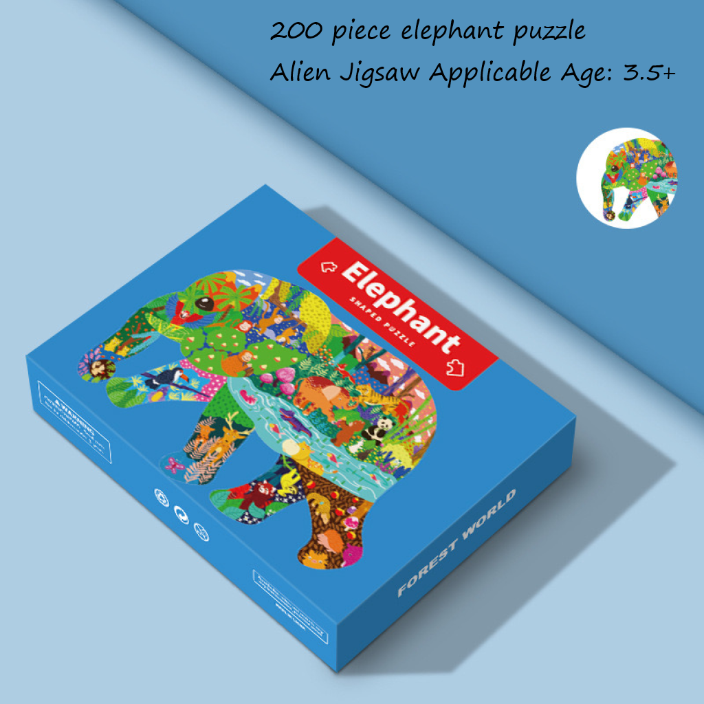 Elephant Smaped Puzzle