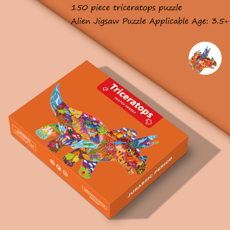 Triceratops Smaped Puzzle