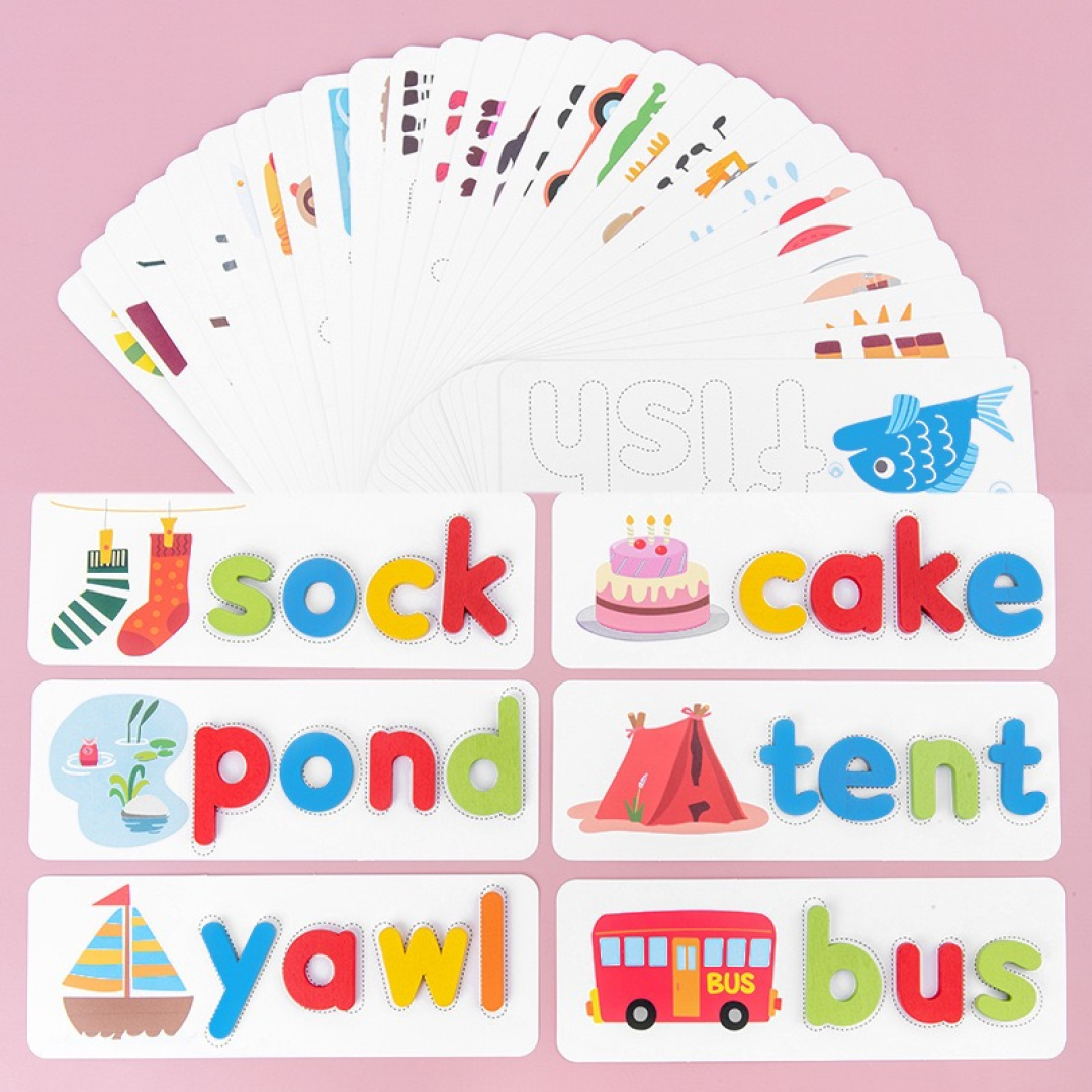 Spelling Game 28 Double Sided Peper Card