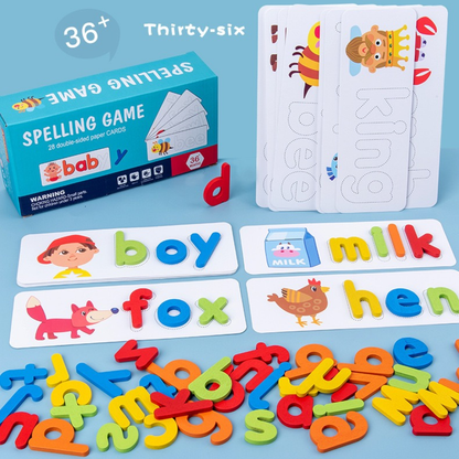 Spelling Game 28 Double Sided Peper Card